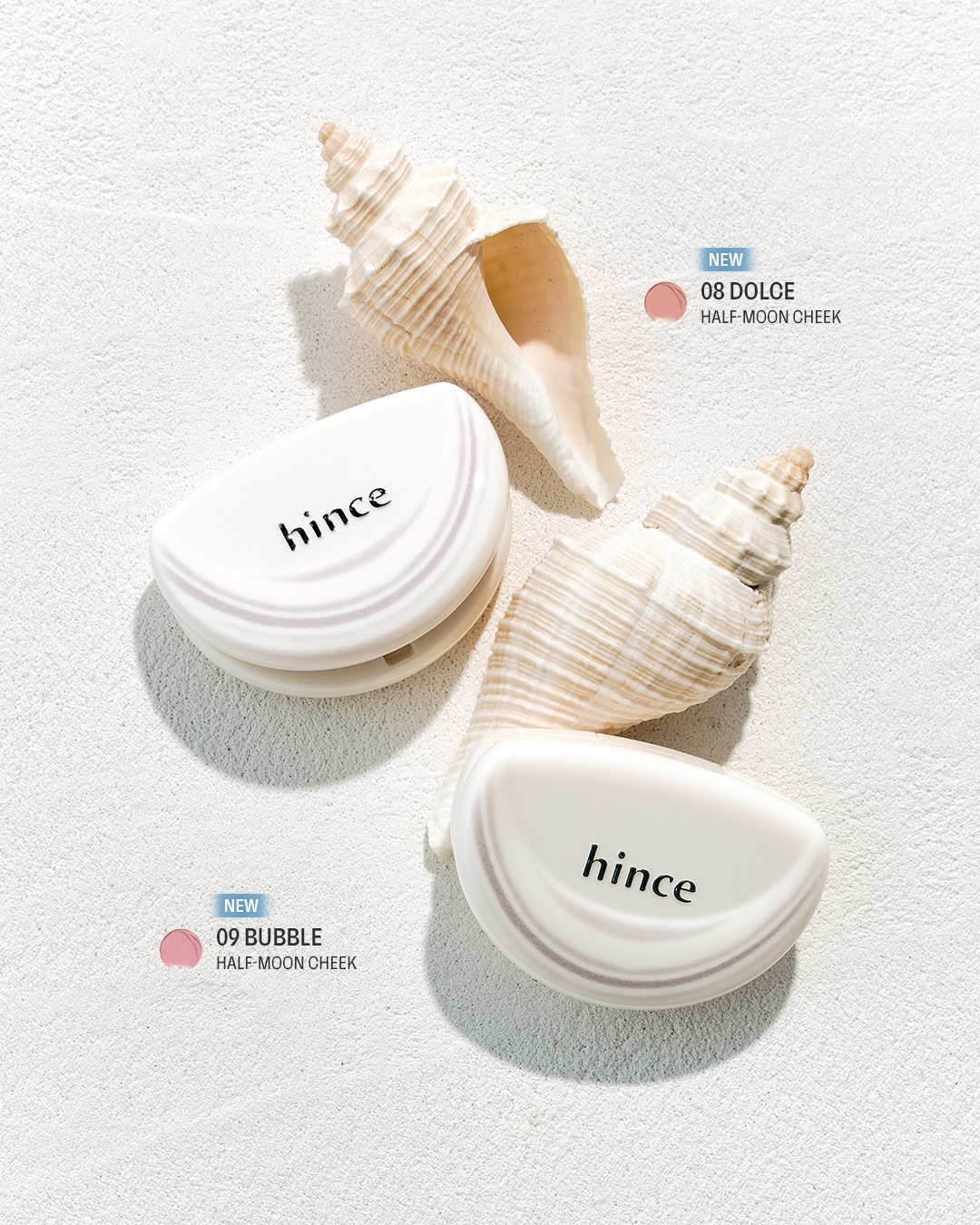 (+7測試32)hince 半月腮紅海島限定系列！